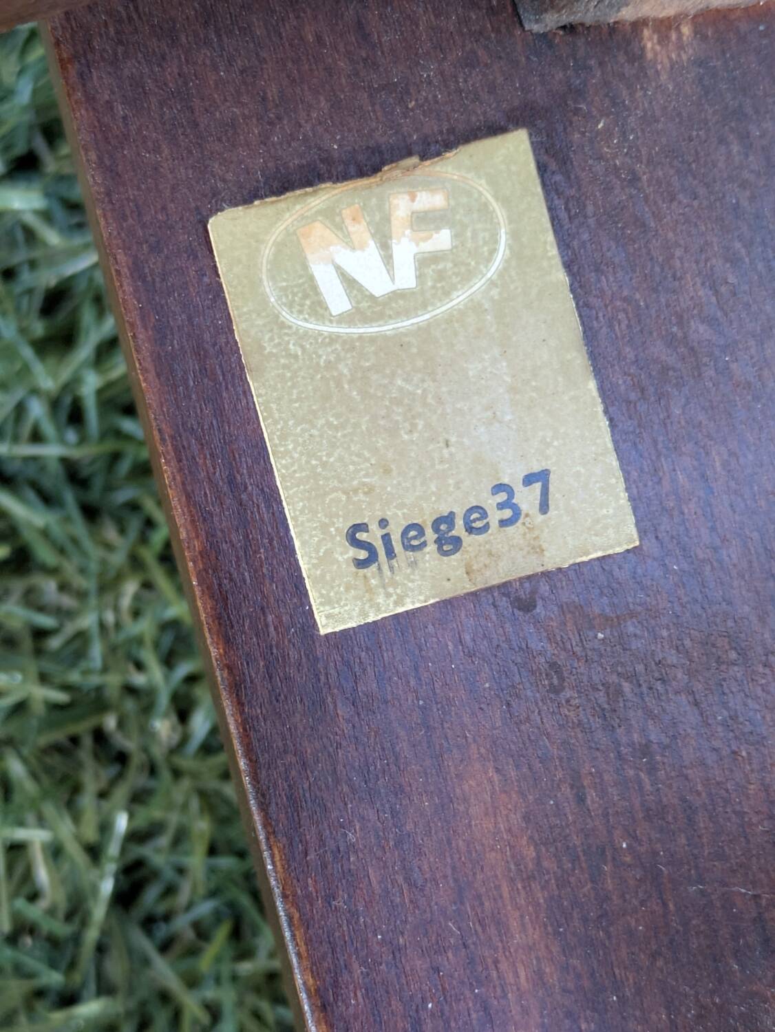 Pair of vintage Baumann caned chairs, Symphonie model