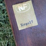 Pair of vintage Baumann caned chairs, Symphonie model