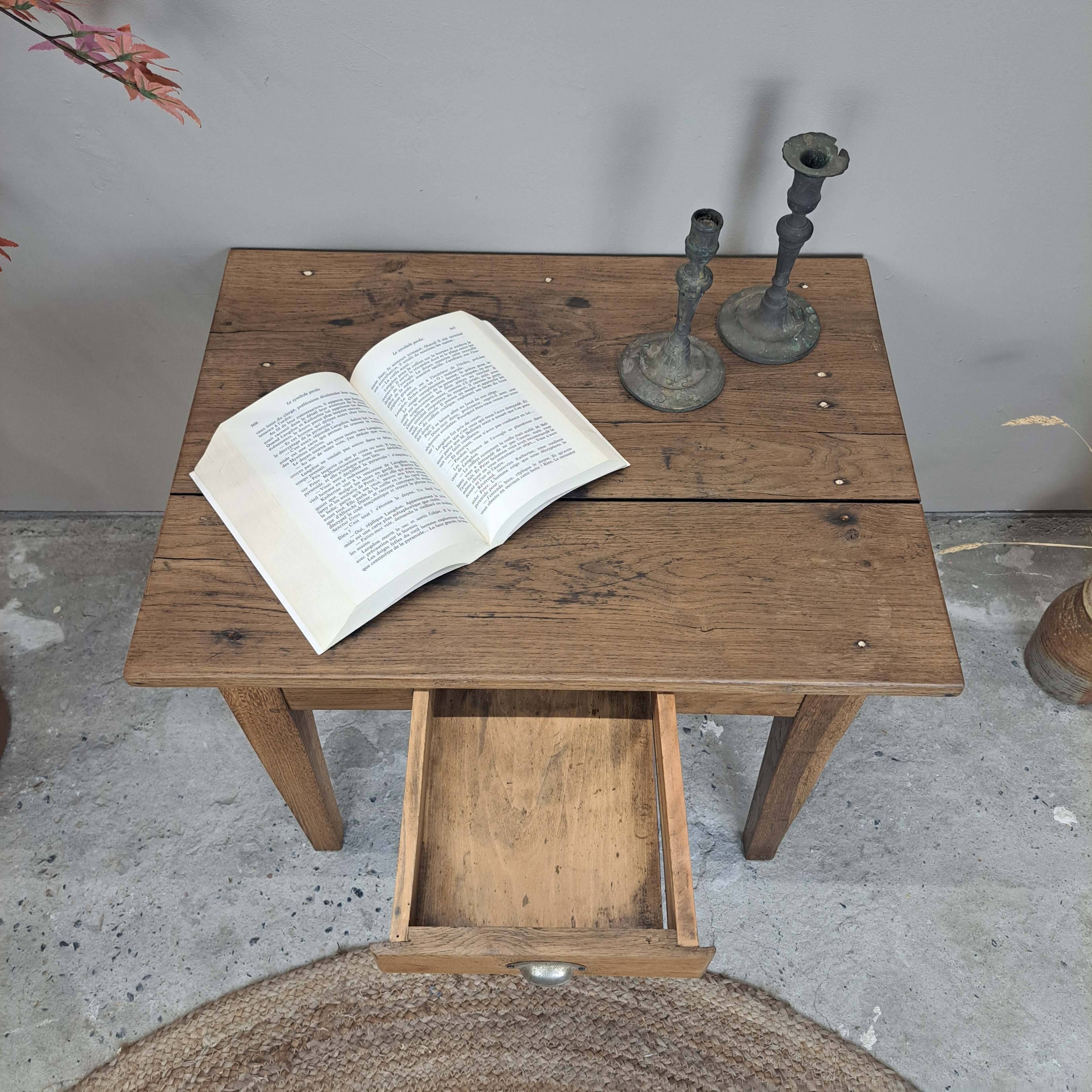 Small wooden table