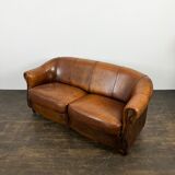 Sheep leather sofa