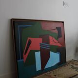 Abstract canvas "Clarity" by Bodasca