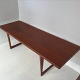 Large teak coffee table