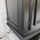 60s brutalist black sideboard