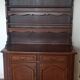 two-body oak solid wood sideboard