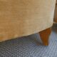 Paire de chauffeuses art deco en velours