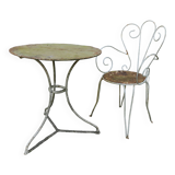 Garden chair and table