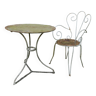 Garden chair and table
