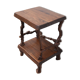 Vines and vintage wood table