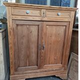 Solid wood sideboard furniture drawer doors natural patinated