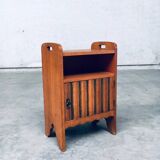 Amsterdam School Bedside Cabinet, Netherlands, 1920s