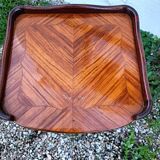 Paire de tables de chevets en marqueterie ancien style louis xv