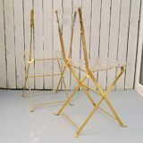 Pair of chairs in methcrylate Yonel Lebovici - Bernard Berthet (No.2)