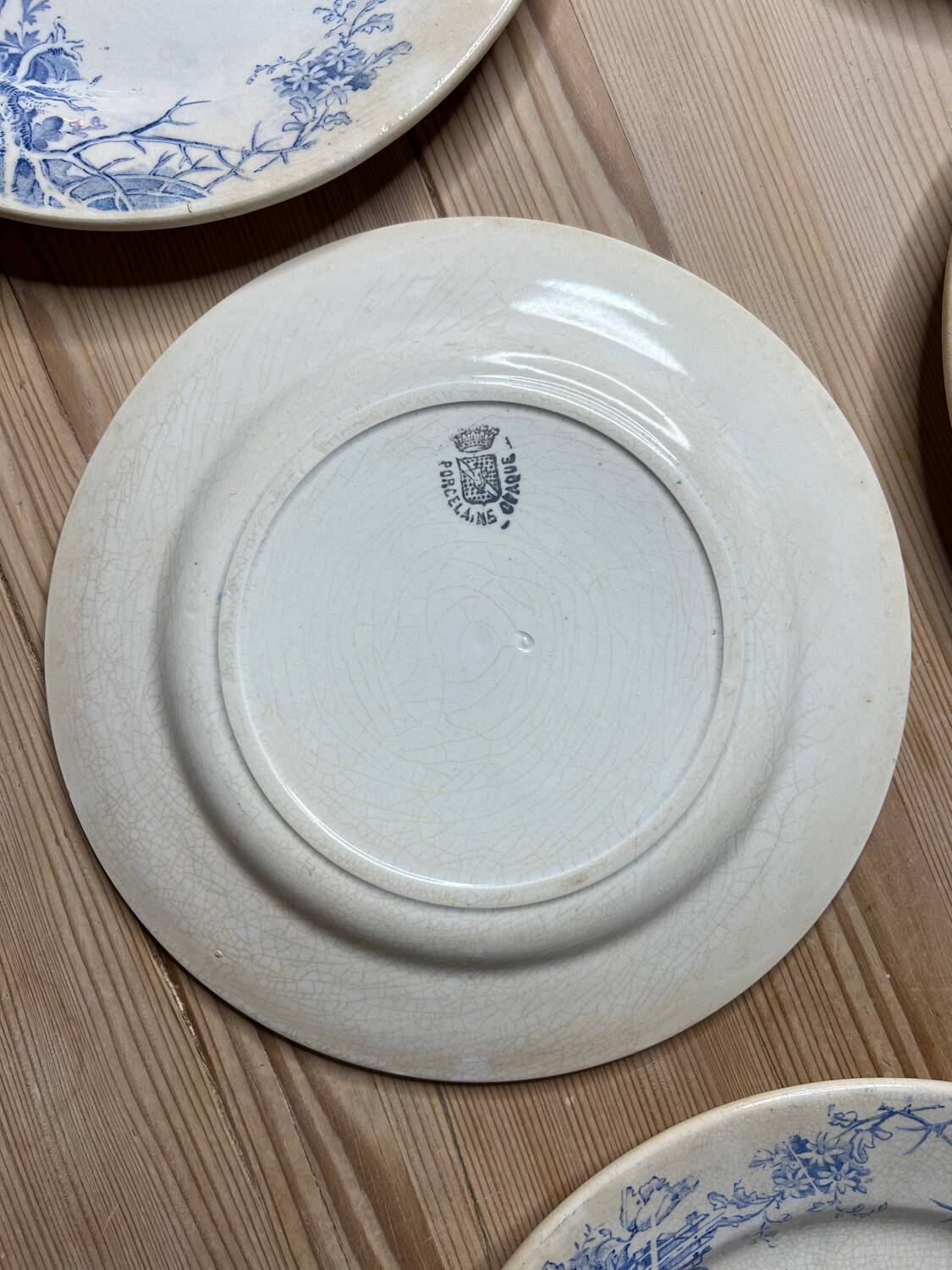 Set of 6 vintage dinner plates