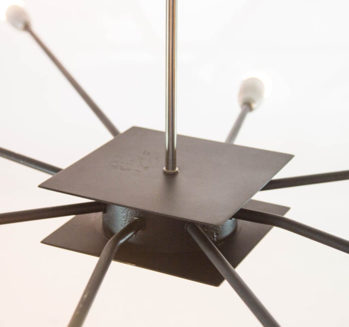 Xxl 8 arm vintage 80s spider luster