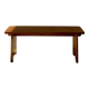 Banc en orme massif
