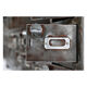 Industrial furniture with 100 metal lockers