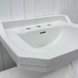 White ceramic washbasin, 1950