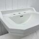Lavabo en céramique blanche, 1950