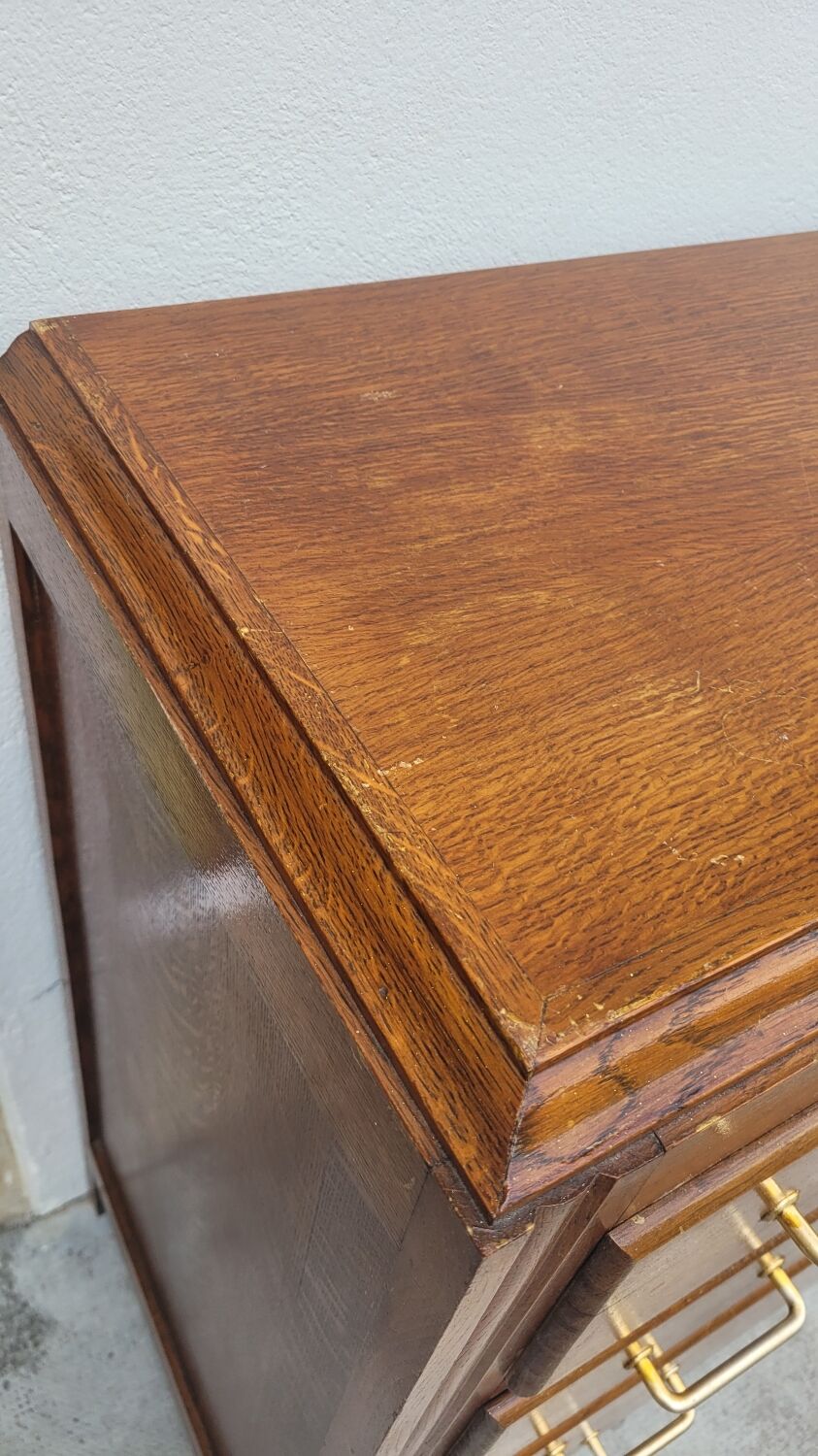 Vintage chest of drawers 1950 feet compass 4 drawers