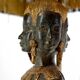 Sculptural Lamp in Bronze with double green and gold patina, Suvannamaccha