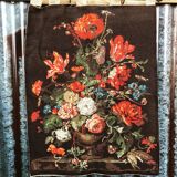 Floral wall tapestry