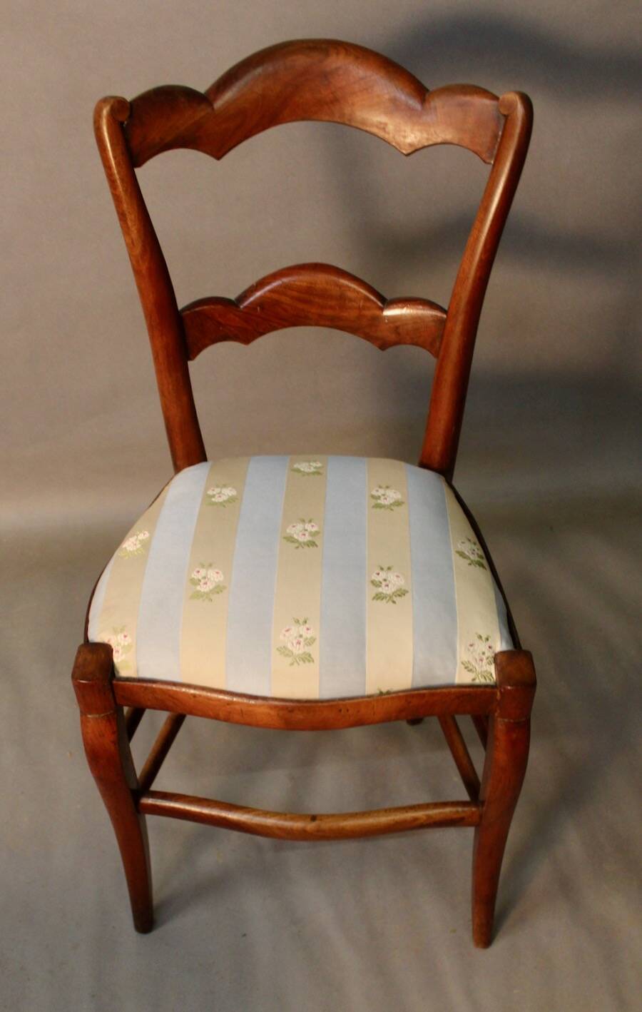 Pair of Elegant Walnut Chairs