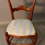 Pair of Elegant Walnut Chairs