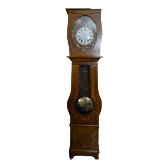 Hand-painted comtoise cherry clock