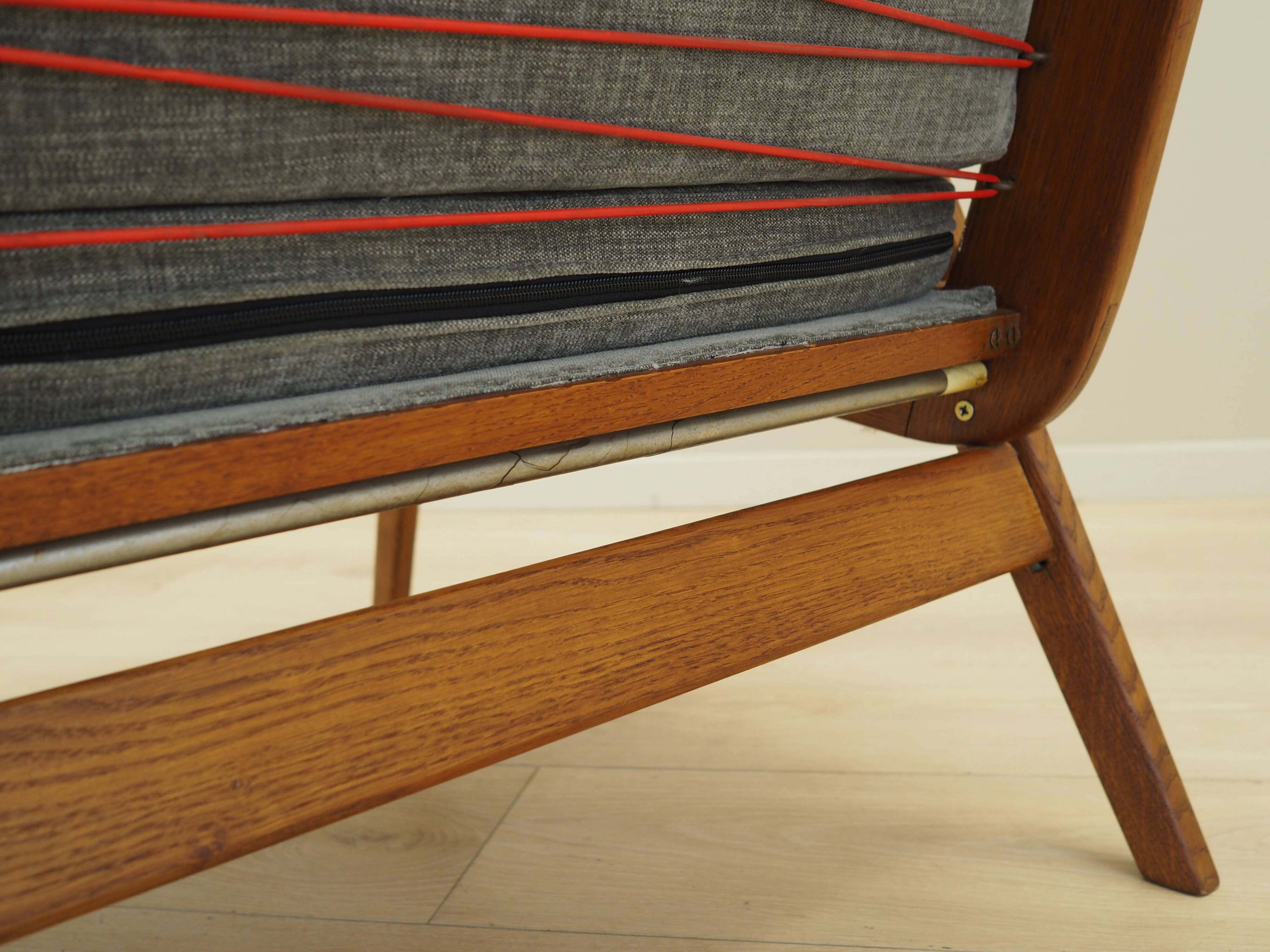 Fauteuil en chêne, design danois, années 1970, production : Danemark