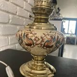 Old electrified oil lamp
