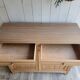 Renovated 2-door old wooden sideboard