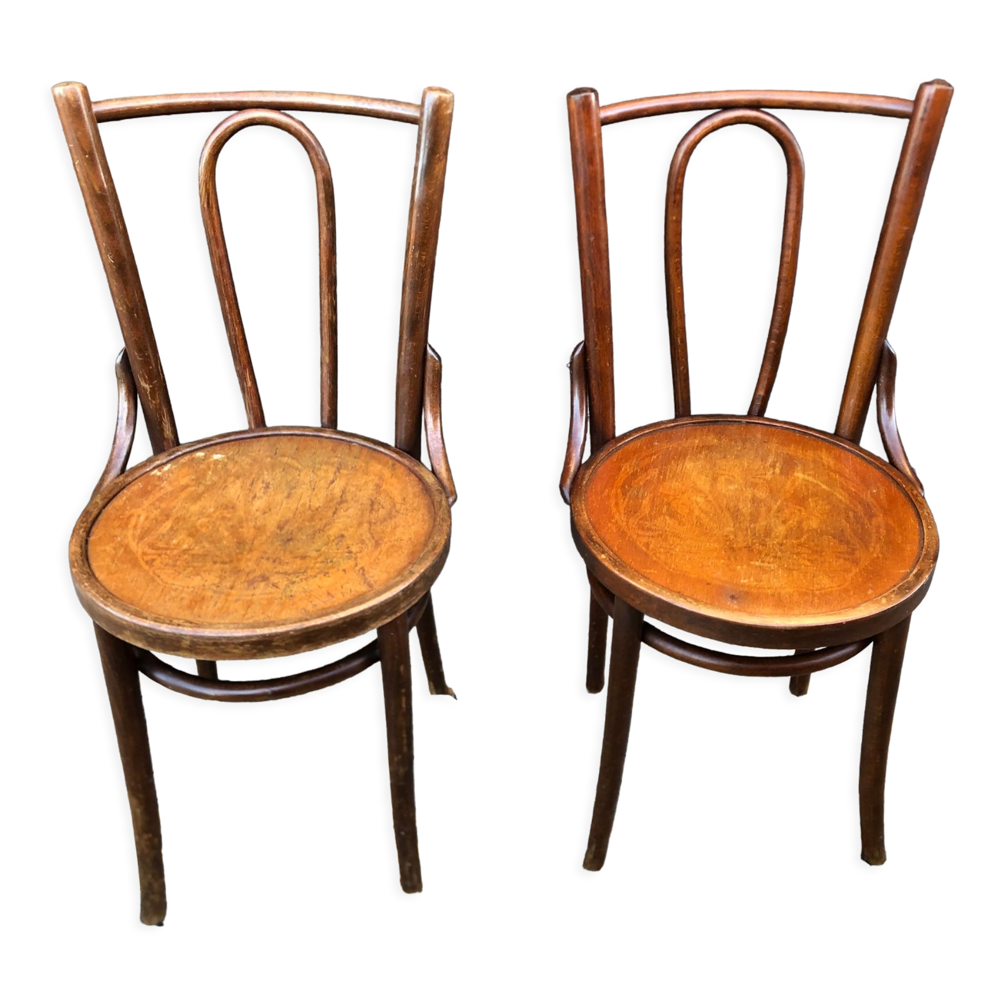 2 bistro chairs