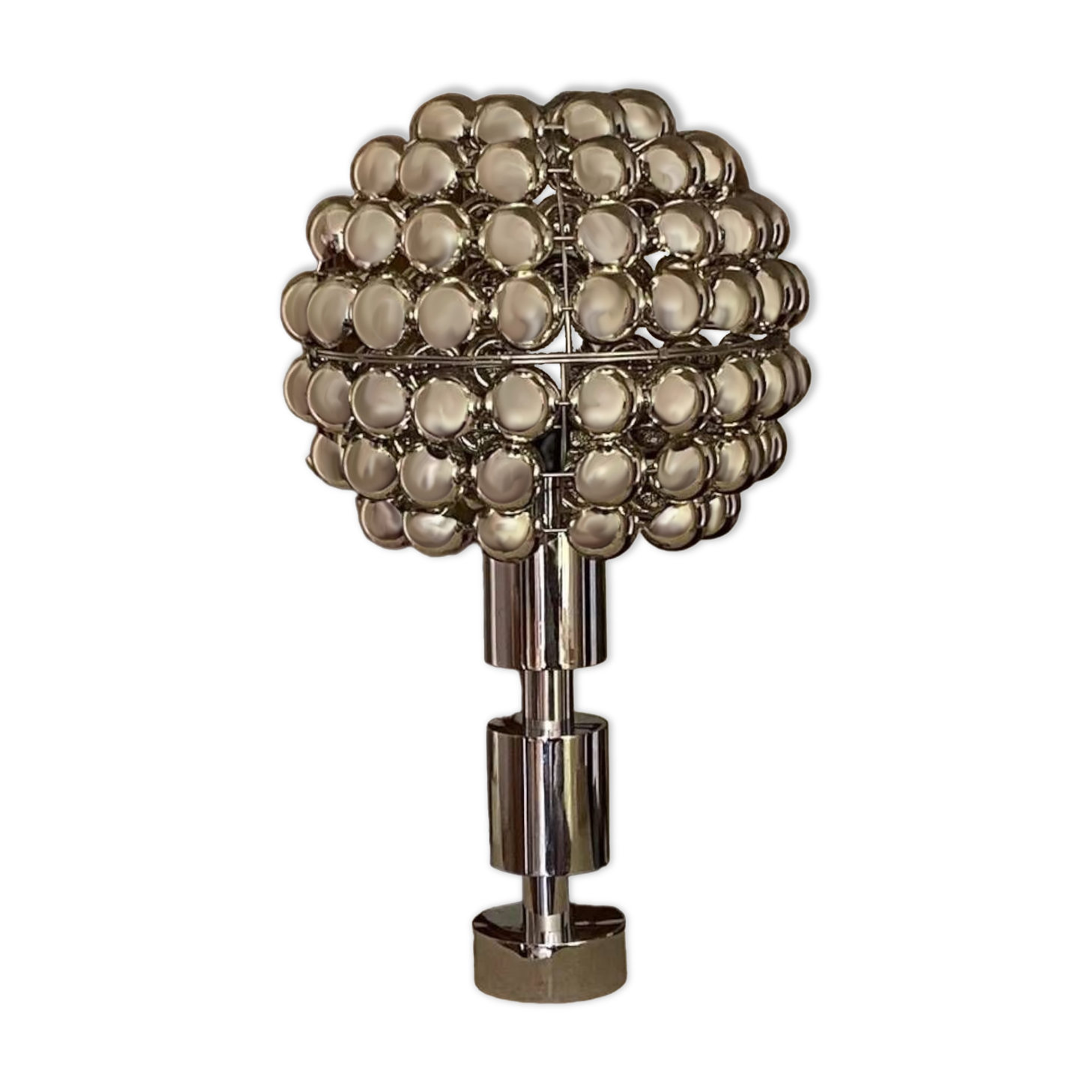 Large kinetic lamp. 1970. space age.