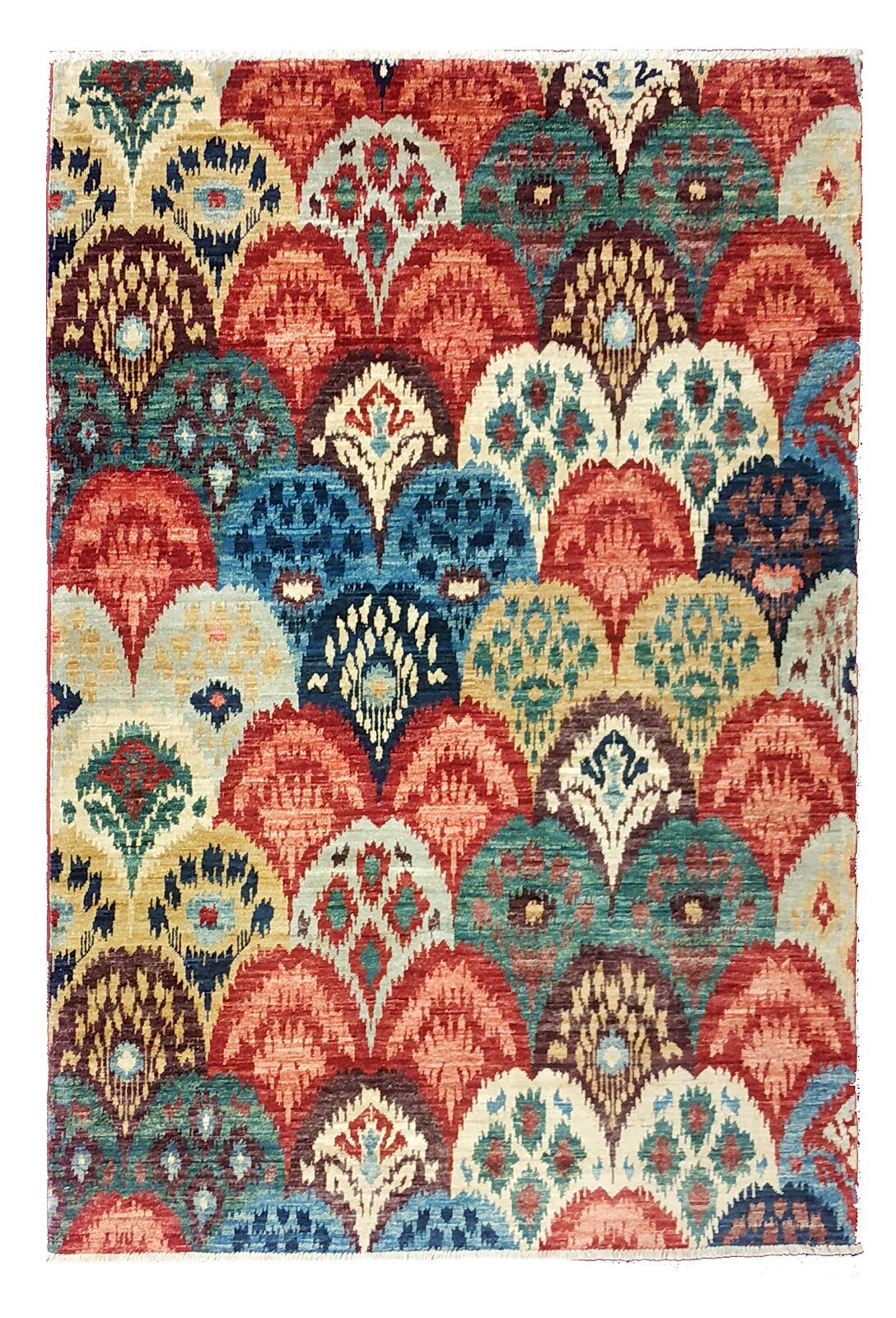 Carpet "peacock" living room