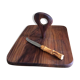 Cheese platter and his knife cutting board kitchen utensils
