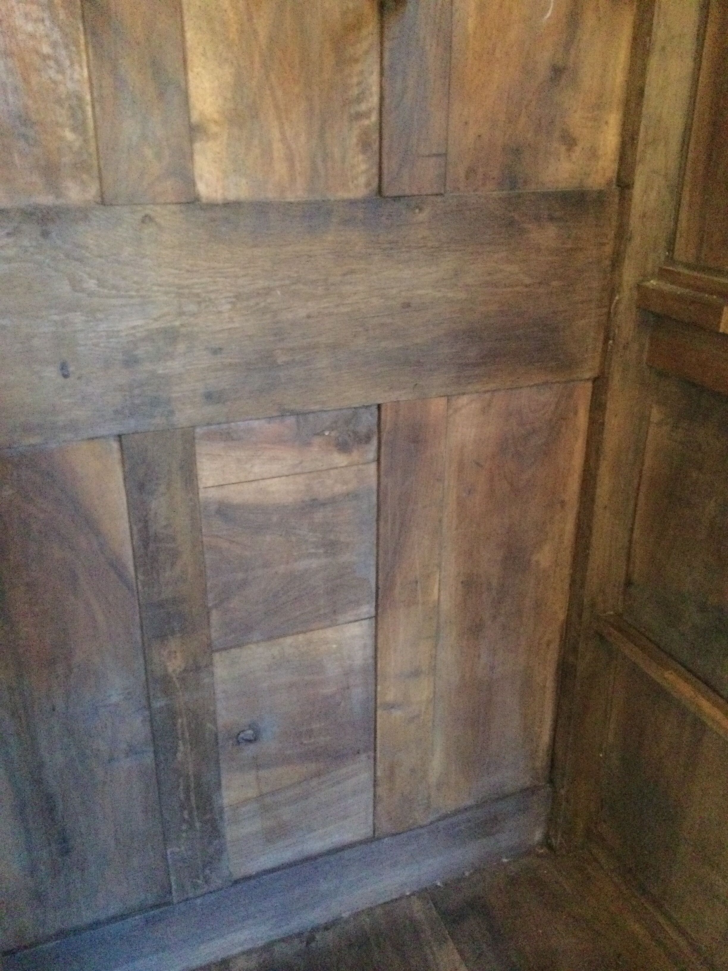 Antique knitted cabinet