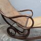 Chaise longue 1900 bois courbé