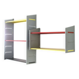 Large Jean Prouvé, Perriand Style Metal Storage Unit – Yellow, Red & Black