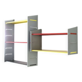 Large Jean Prouvé, Perriand Style Metal Storage Unit – Yellow, Red & Black