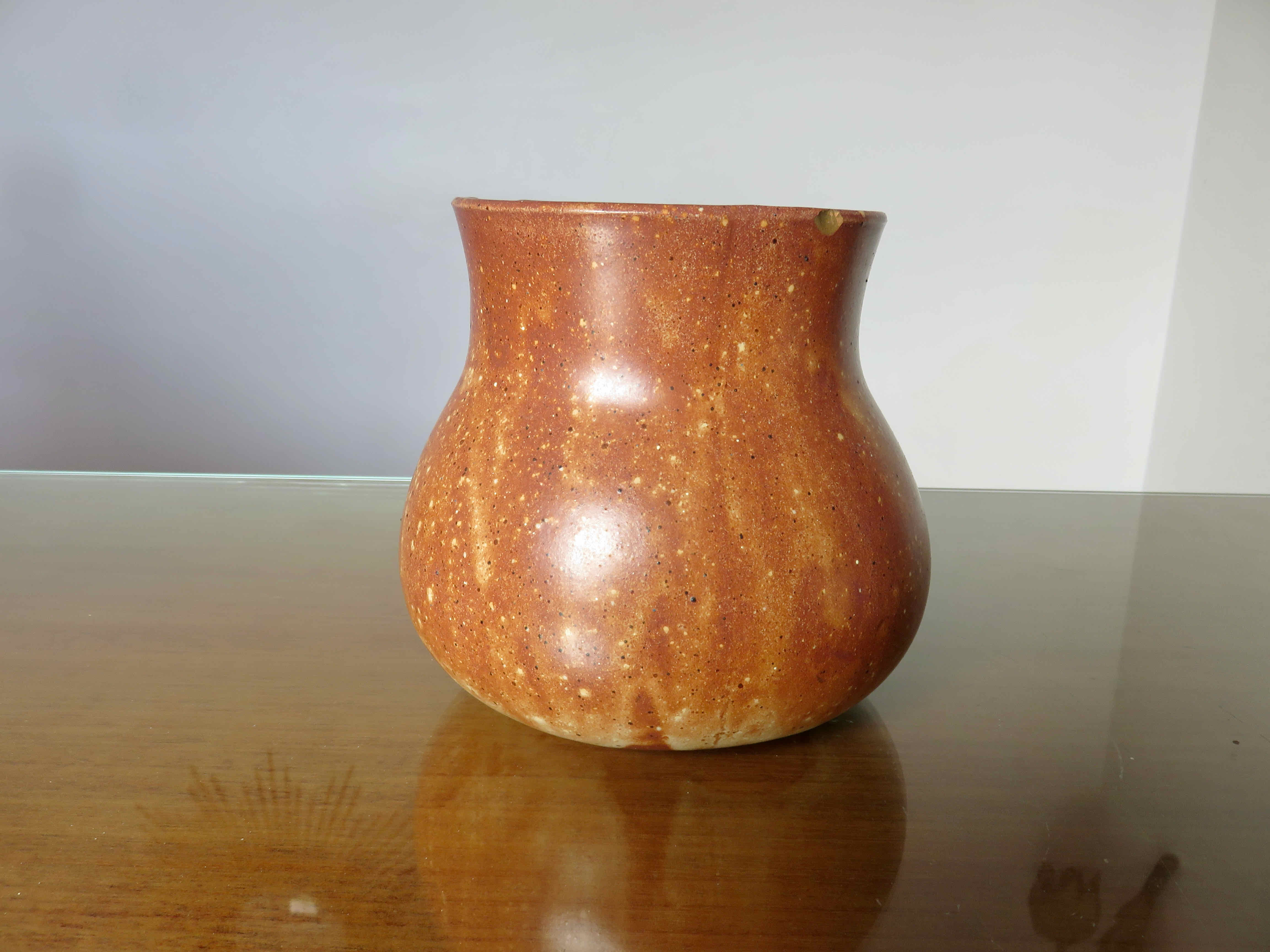 “hibou” stoneware pot cover from the 50s and 60s