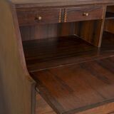 Vintage 1960s wooden secretaire sideboard design G.Frattini for Bernini