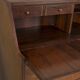 Vintage 1960s wooden secretaire sideboard design G.Frattini for Bernini
