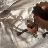 Pair of Antique French Wrought Iron Candlesticks