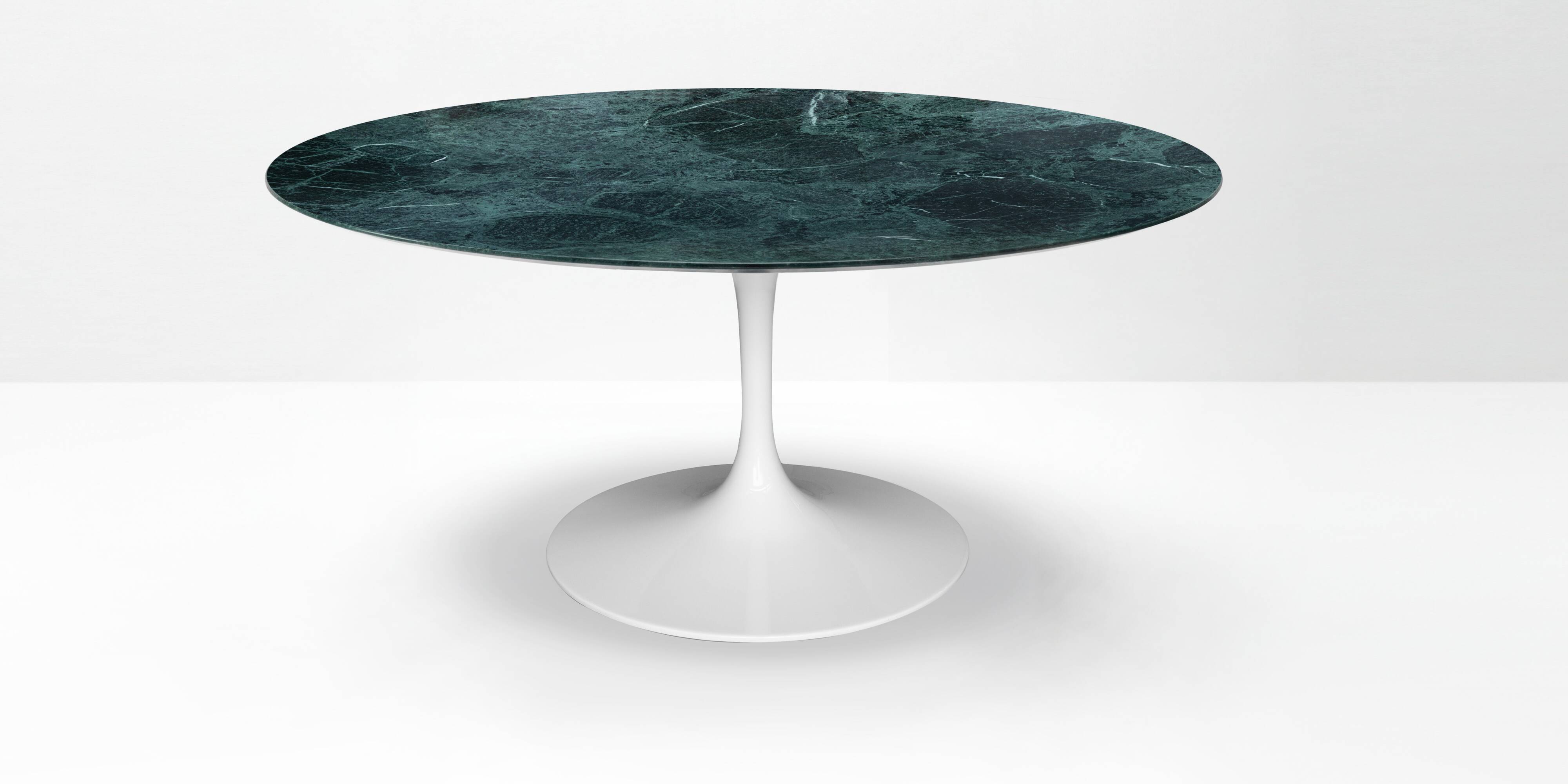 Original Knoll Tulip dining table (152cm) Alpe Verdi glossy in NEW CONDITION!!
