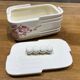 Art Deco time box multi-purpose ceramic Saint Amand iron land