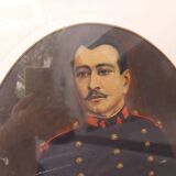 Tableau , huile sur toile , portrait d'officier XIX em