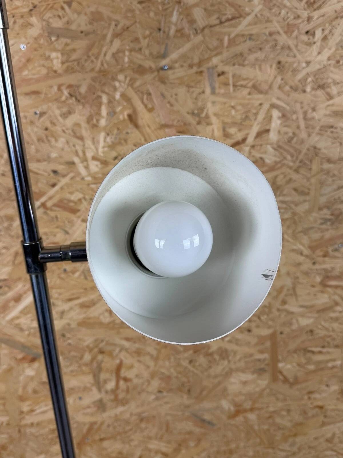 1960s 1970s Floor Lamp in Metal Space Age Design Mid Century