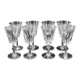 Series of 8 crystal water glasses from Saint Louis model Cerdanya H = 17.9 cm