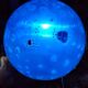 Ball lamp, unique piece created by an artist.