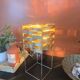 Pair of lamps max sauzé – ekilux – vintage design metal brass